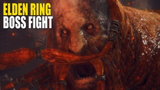 Elden Ring: Fire Giant boss fight