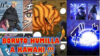 🦊 El MINI KURAMA Renació en HIMAWARI 😱 BORUTO No CONTROLA su KARMA 🌌 BORUTO Two Blue Vortex Manga 89