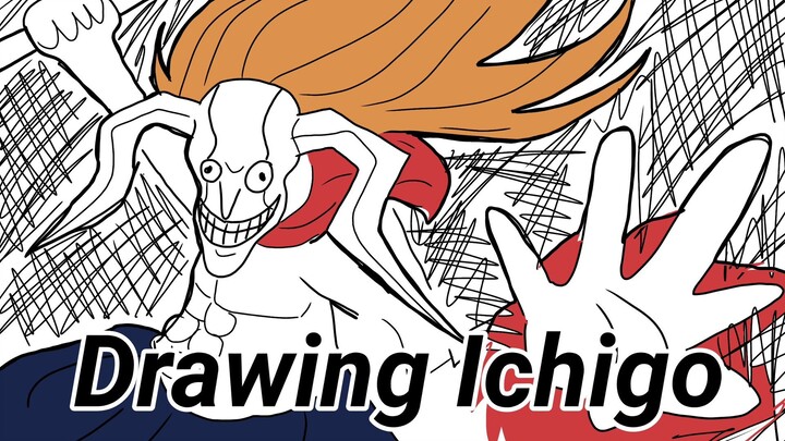Drawing Ichigo Vasto Lord | Timelapse