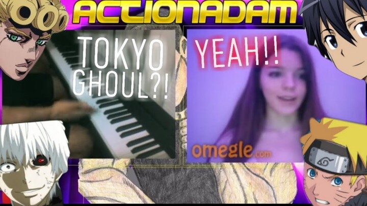 I played ANIME PIANO on OMEGLE #1 (SHE SAID YES!!)