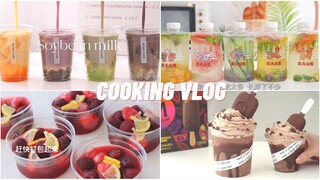 VIETSUB | 12 thức uống mát lạnh cho mùa hè vui vẻ ko quạo - Trà vải hoa hồng,Frappuccino, Nước detox