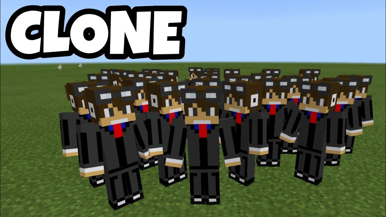 Clone Yourself In Minecraft Bedrock Bilibili
