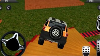 4X4 Off Road Ramps Simulator- Lái xe SUV trong các pha nguy hiểm Offroad - Gameplay trên Android