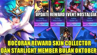 BOCORAN REWARD SKIN COLLECTOR DAN SKIN STARLIGHT MLBB BULAN OKTOBER 2021!!! UPDATE EVENT