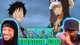 One Piece Reaction - Episode 696 - Law Is Free At Last!