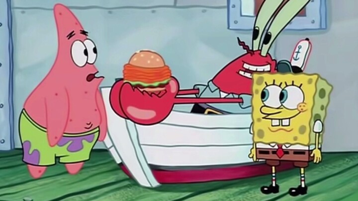 Apa kau lapar? Lihat selera Pak Pie, berapa Krabby Patty yang bisa dimakan?