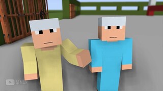 Upin & Ipin - Rindu Opah Bahagian 2 (Minecraft Animation)