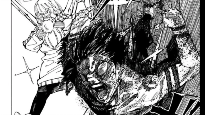 [ Jujutsu Kaisen ] This is definitely the most embarrassing picture of Sukuna. He was hit directly b