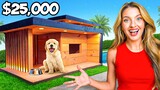 I Built A $25,000 Dream Dog House!!
