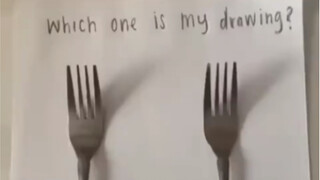 Guess which fork is the one drawn