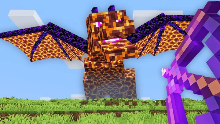 Minecraft, But There's Custom Dragons...