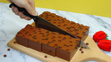 Fudgy Chocolate Brownies - เลโก้ในชีวิตจริง / การทำอาหารสต็อปโมชั่น ＆ ASMR