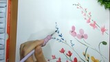 Wildflower Watercolor Easy Painting | Watercolor Painting ideas for Beginners