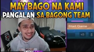 HINDI NA ML O AKO ANG PANGALAN NAMIN NEW TEAM NEW NAME - AKOSIDOGIE