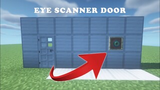 Minecraft: How to Make Eye Scanner Door #Shrots