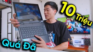 Mua LAPTOP 10 TRIỆU học online - Cái kết cũng NGON - Asus Flip BR1100F