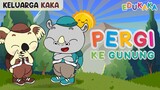 PERGI KE GUNUNG - Kartun Lucu | Lagu Anak Indonesia