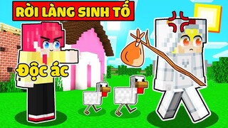 NẾU NHƯ HIHA ĐỘC ÁC KHIẾN TÔ GÀ RỜI LÀNG SINH TỐ VÀ LẬP LÀNG TRÀ SỮA TRONG MINECRAFT*SINH TỐ NẾU NHƯ