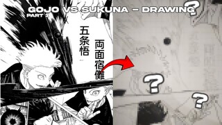 Drawing ( Part 1 ) - Kiko Satoru vs Mbah Sukuna Drawing || Jujutsu Kaisen