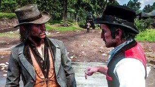 RDR2 Dutch Motivates John Marston & Javier - Red Dead Redemption 2 Camp Event