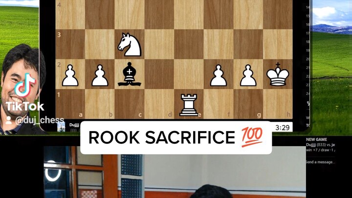 Best rook sacrifice by Carlos Magsen 🔥