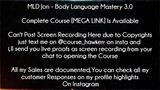 MLD Jon Course Body Language Mastery 3.0 Download