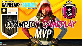 CHAMPION GAMEPLAY ON RAINBOW SIX MOBILE