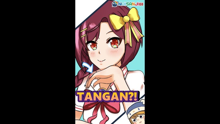 #4【Tips Gambar Anime/Manga】Cara Gambar Tangan di Dagu【NIJISANJI ID | Amicia Michella】#shorts