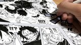 Aku menggambar satu halaman penuh One Piece! [ONE PIECE]