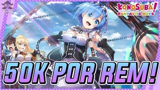 KonoSuba: Fantastic Days [GL] || [Re Zero Collab Gacha de Subs] 50 MIL Por La Maid de Batalla!