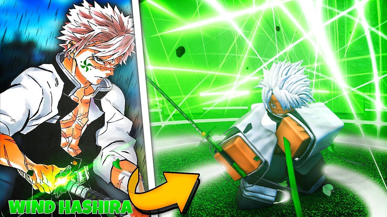 I Became Wind Hashira SANEM SHINAZUGAWA In Demon Slayers Roblox | Slayers  Unleashed - Bilibili