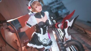 [cos collection] Chị gái cosplay Honkai Impact Gakuen 3 Dark Rose, dáng chị em quá chuẩn.