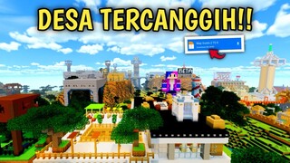 WAWWW!! MAP PEDESAAN INI LUAS BANGET DAN FULL REDSTONE!! - Map Showcase Minecraft #121