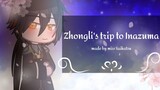 || If Zhongli visits Inazuma || Gacha club skit || Genshin Impact || 👁️👄👁️