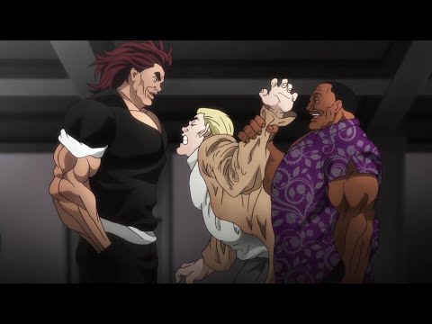 BAKI HANMA VS LEE KAIOH - BAKI ENVENENADO É SALVO PELA KOZUE - DUBLADO