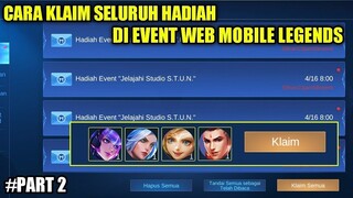 CARA KLAIM SELURUH HADIAH DI EVENT WEB MOBILE LEGENDS TERBARU!!! BURUAN KLAIM SKIN GRATIS NYA