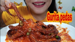 ASMR GURITA PEDAS JUMBO | GIANT OCTOPUS | ASMR MUKBANG INDONESIA | EATING SOUNDS