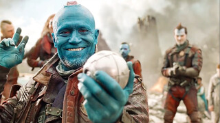 Yondu is happy, the ending is dangerous.