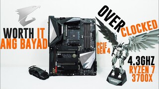 Gigabyte X570 Aorus Ultra ft Ryzen 7 3700X 4.3Ghz Max OC & Pinakamabilis na SSD Aorus Gen4 NVMe