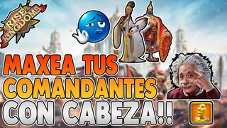 MAXEA TUS COMANDANTES CORRECTAMENTE - RISE OF KINGDOMS