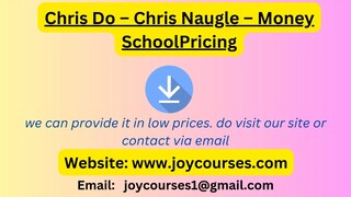 Chris Naugle – Money School