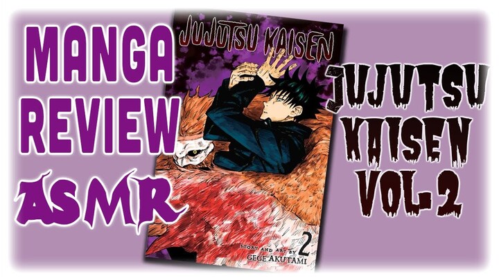 Manga ASMR #2 - Jujutsu Kaisen Vol. 2 | Softly Spoken, book page flipping, tapping sounds