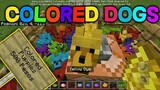 How to make a Colorful Dogs in Minecraft using Command Block Tricks