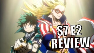 Star and Stripe Lands The Ultimate Blow!⎮My Hero Academia Season 7 Episode 2 Review