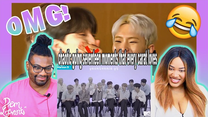 chaotic going seventeen moments that every carat loves| REACTION