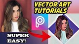 HOW TO EDIT VECTOR ART ON PICSART