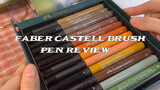 [Viết tay] Thử mài bút brush Faber-Castell - Bộ màu mùa thu siêu đẹp