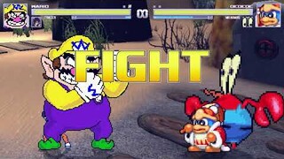 AN Mugen Request #1862: Wario & Tracer VS DeDeDe & Mr. Krabs