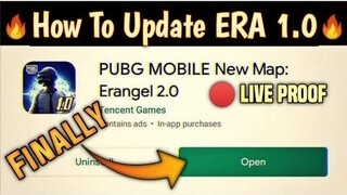 How To Update ERA 1.0 | New Update Pubg Mobile | How To Get New Update Pubg Mobile