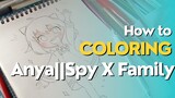 how to coloring anya||spy x family,The cinematic ends with the video ( ╹▽╹ )